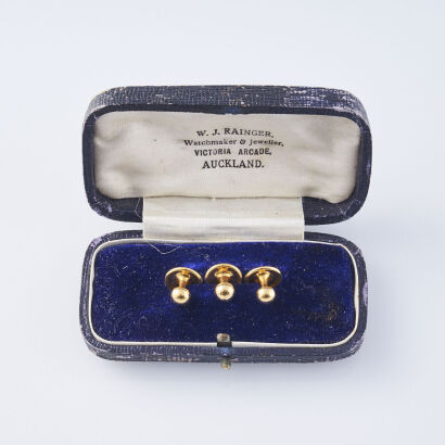 9ct Antique Collar Stays