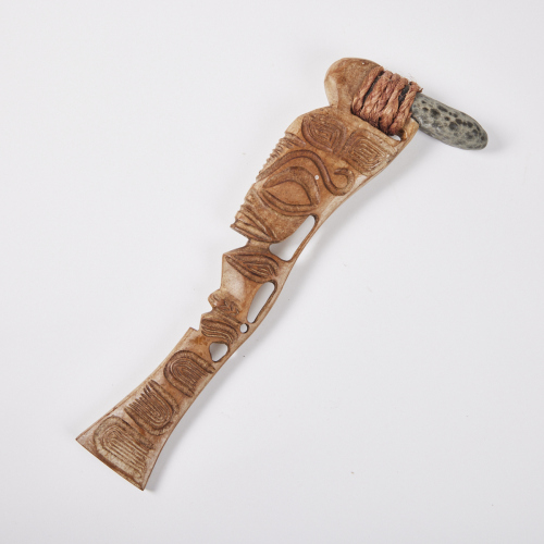 A Carved Adze, Polynesia