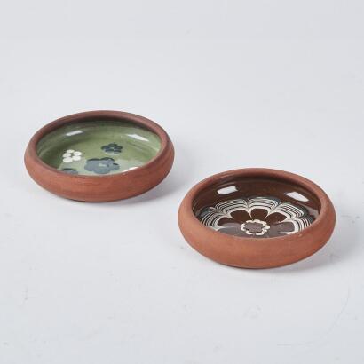 A Pair Of Small Len Castle Pin Dishes