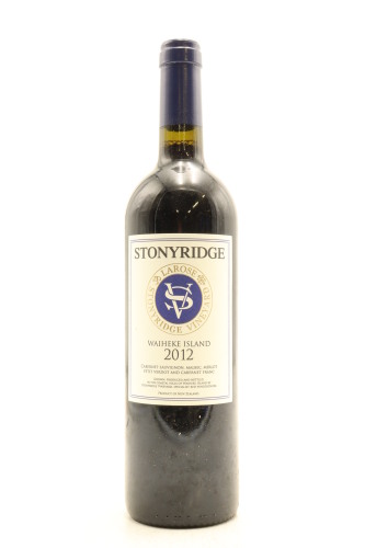 (1) 2012 Stonyridge Vineyard Larose, Waiheke Island