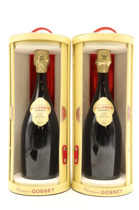 (2) 1998 Gosset Celebris Extra Brut Millesime, Champagne [RP96] (GB)
