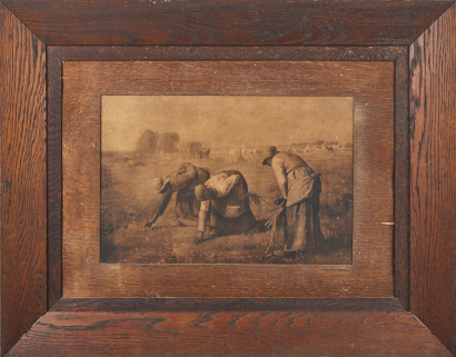 A Large Reproduction Print of 'The Gleaners'