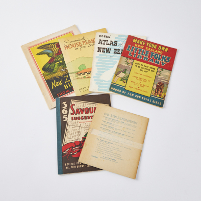 A Collection Of Five Vintage New Zealand Publishings