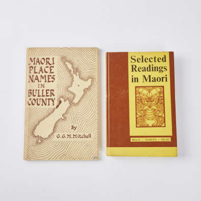 A Pair Of Vintage Books Selected Readings In Maori And Maori Place Names In Buller County