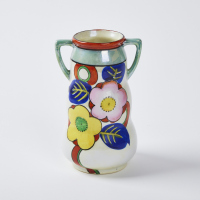 A Hand-Painted Art Deco Vase From Japan