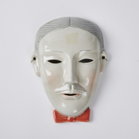 A Japanese Face Plaque