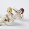 A Pair Of Ceramic Woman - 2