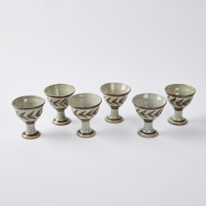 A Collection Of Six Nicholas Brandon Goblets