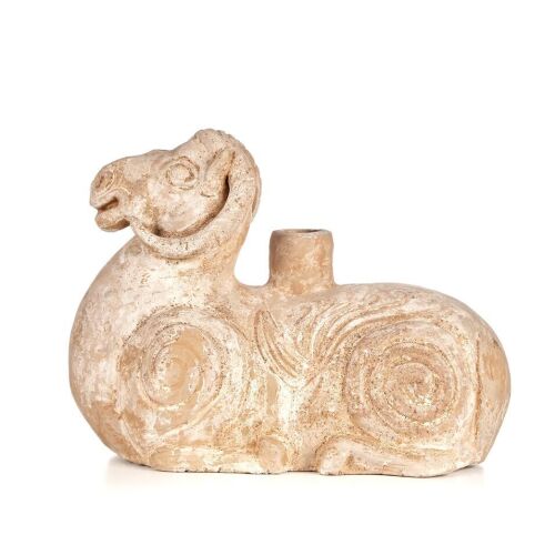 An Old Chinese Pottery Goat