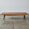 A Solid Wood Mid Century Surfboard Coffee Table