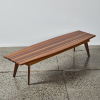 A Solid Wood Mid Century Surfboard Coffee Table - 2