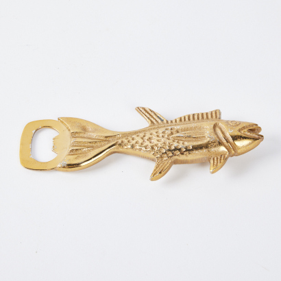 A Golden Fish Bottle Opener