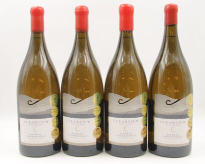 (4) 2014 Clearview Estate Reserve Chardonnay, Hawkes Bay 1500ml