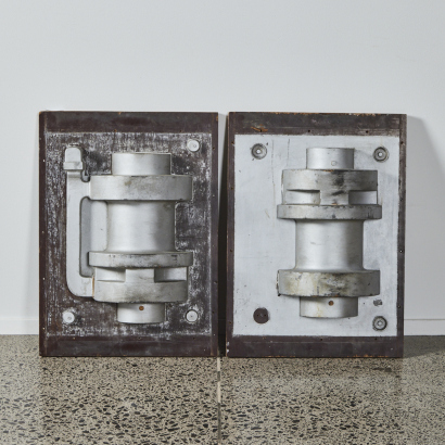 A Pair of Vintage Factory Moulds