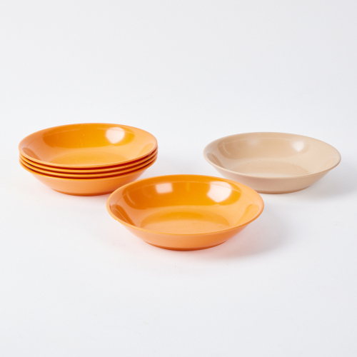 A Set Of Six Duraware Bowls By Falcon Plastics