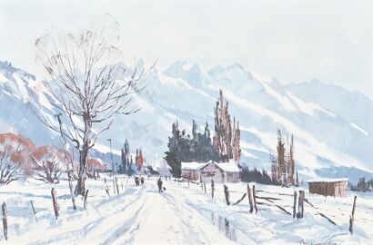 A Print of Aston Greathead - Untitled Snow Scene