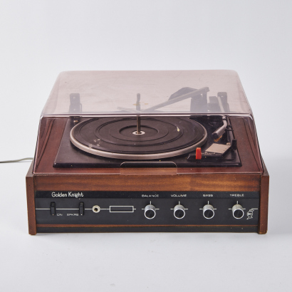 A Vintage Garrard 2025 TC Golden Knight Turntable