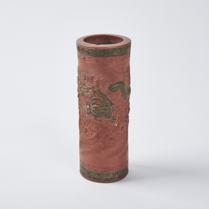 A Tokoname Dragon Ware Vase