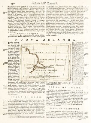 V. Coronelli - Map of New Zealand 