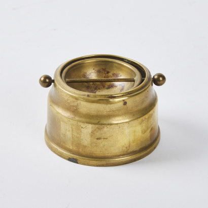 A British Made Brass Flip Lid Ashtray c.1920s