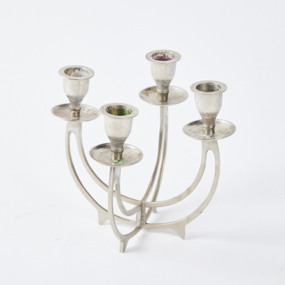 A Vintage Metal Candelabra