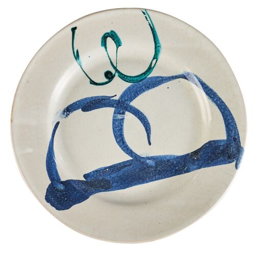 A Gavin Chilcott Hand-Painted Plate