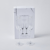 A Pair Of Royal Doulton Promise Etched Champagne Flutes In Original Box - 2