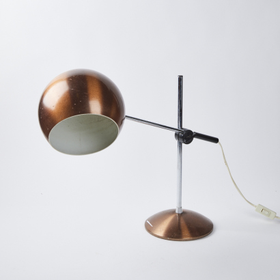 A Vintage Adjustable Eyeball Lamp