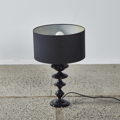 A Black Ball Lamp