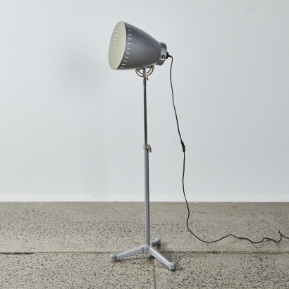 A Vintage Industrial Floor Lamp