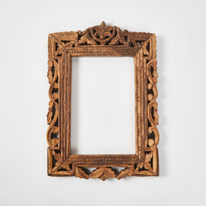 A Wood Carved Picture Frame