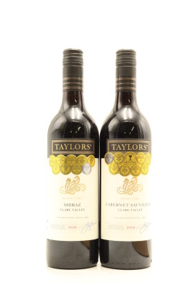 (1) 2018 Taylors Estate Collection, 1 x Shiraz, 1 x Cabernet Sauvignon, Clare Valley, 2 Bottles Sold as One Lot