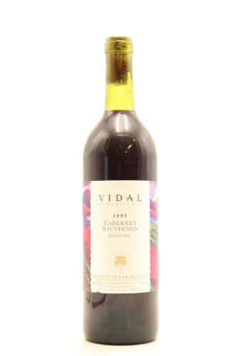 (1) 1995 Vidal Cabernet Sauvignon, Hawkes Bay