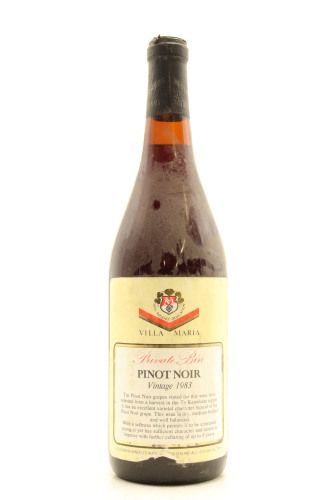 (1) 1983 Villa Maria Private Bin Pinot Noir, Marlborough