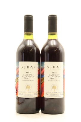 (2) 1995 Vidal Estate Merlot - Cabernet Sauvignon, Hawke's Bay