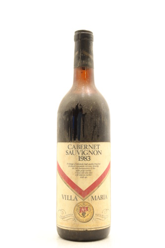 (1) 1983 Villa Maria Cabernet Sauvignon, Marlborough (MS)