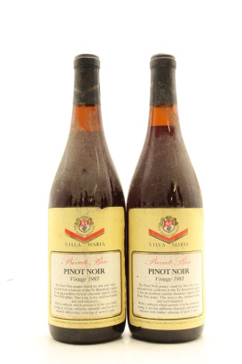 (2) 1983 Villa Maria Private Bin Pinot Noir, Marlborough