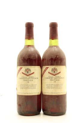 (2) 1986 Villa Maria Private Bin Cabernet Sauvignon Pinotage, New Zealand