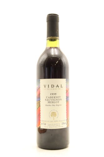 (1) 1995 Vidal Cabernet Sauvignon, Hawkes Bay