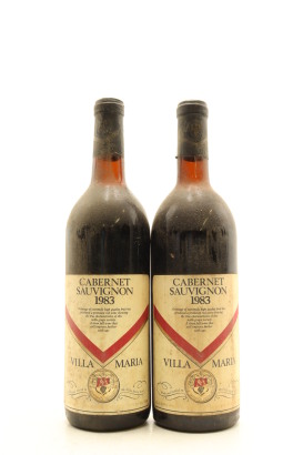 (2) 1983 Villa Maria Cabernet Sauvignon, Marlborough