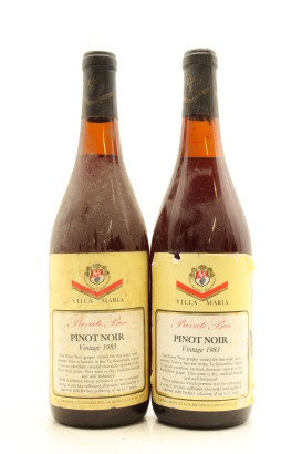 (2) 1983 Villa Maria Private Bin Pinot Noir, Marlborough