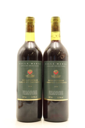 (2) 1994 Villa Maria Cellar Selection Merlot - Cabernet Sauvignon, Hawke's Bay