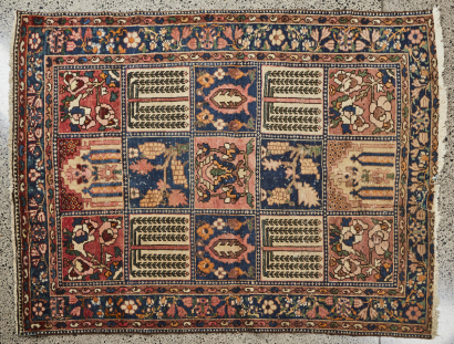 A Rug with Block Square Patterns