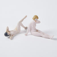 A Pair Of German Ceramic Nudes