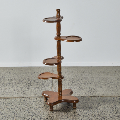 A Vintage Mid Century Adjustable Plant Stand