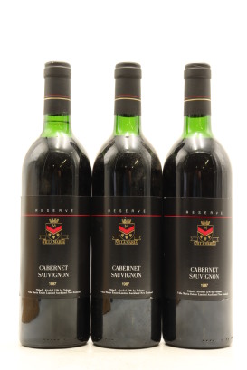 (3) 1987 Villa Maria Reserve Cabernet Sauvignon, Hawke's Bay (US)