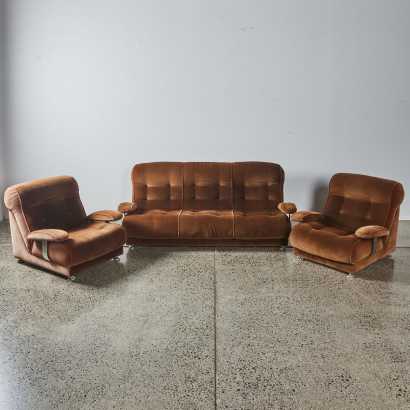 A Three Piece Mid Century Lounge Sweet