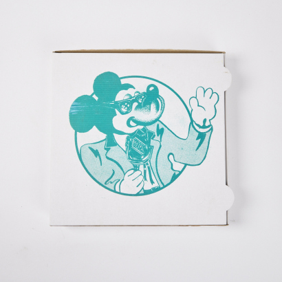 JOHN PERRY Micky Mouse Pizza Box 