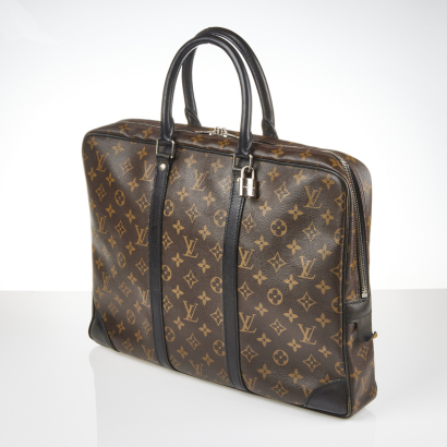 Louis Vuitton Monogram Porte Documents Voyage Briefcase