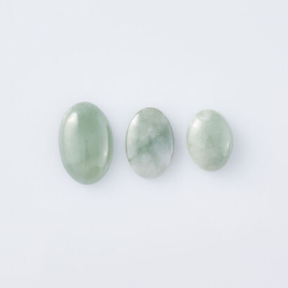 Three Jade Cabochons